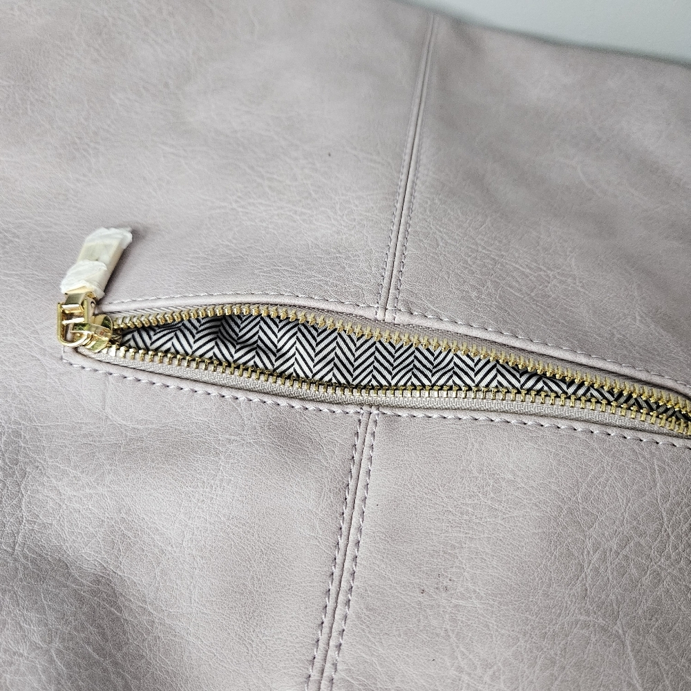 Isabelle Vegan Leather Woven Lavender Purse New - Picture 10 of 10